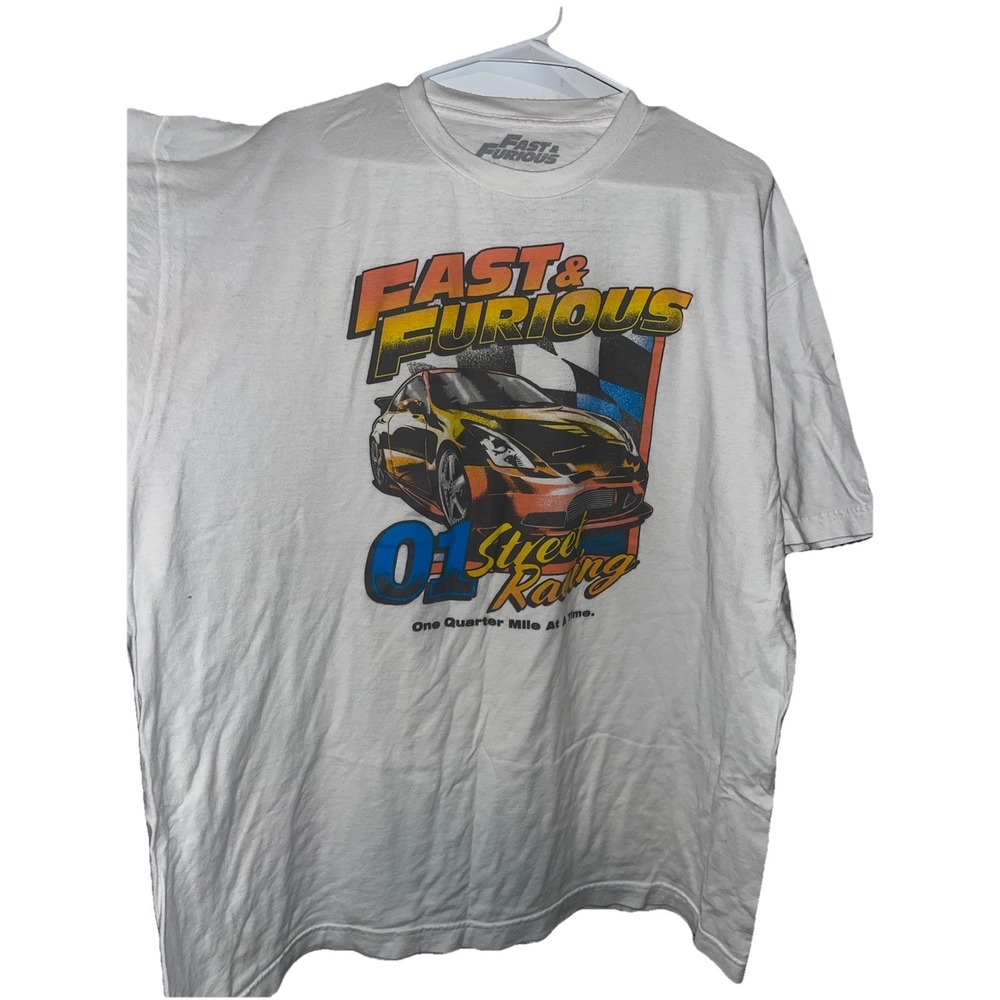 Fast & Furious Movie Promo T-Shirt Men's 2XL Vintage Retro "Street Racing"